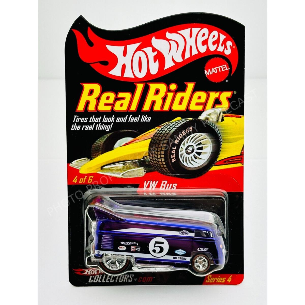 Hot Wheels 2005 Rlc Real Riders Series 4 VW Drag Bus 2565/11000