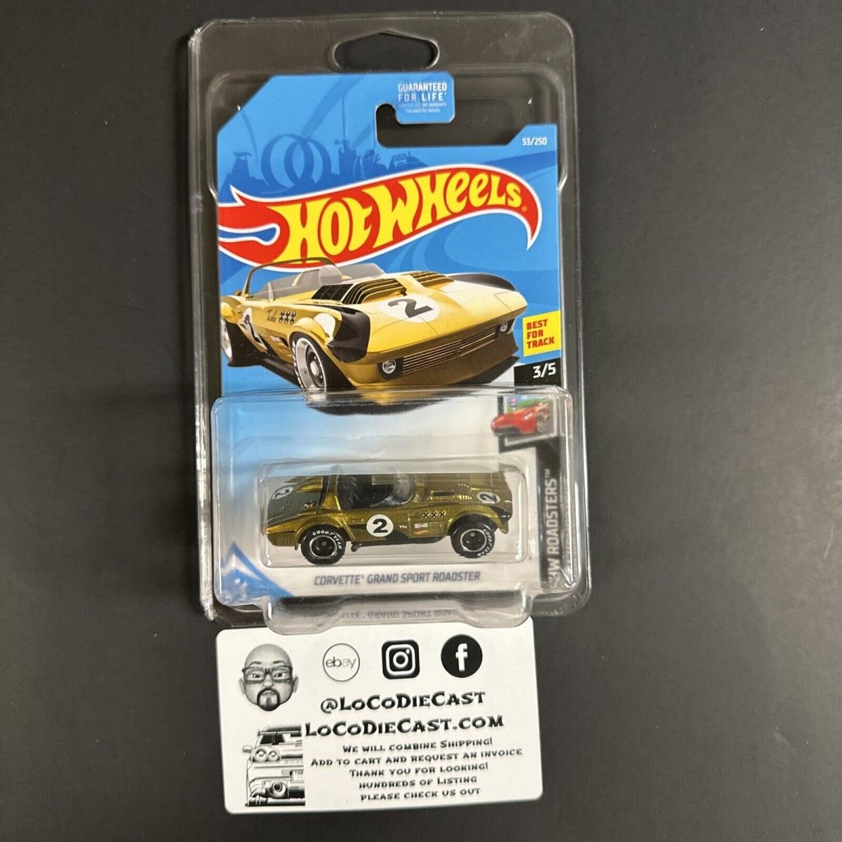 2019 Hot Wheels Super Treasure Hunt Corvette Grand Sport Roadster