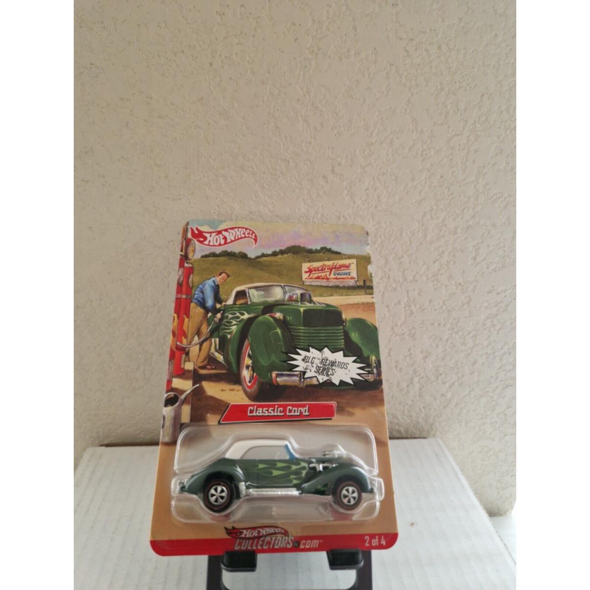 2007 Hot Wheels Rlc Classic Cord Rewards Series Dark Green Rare E4