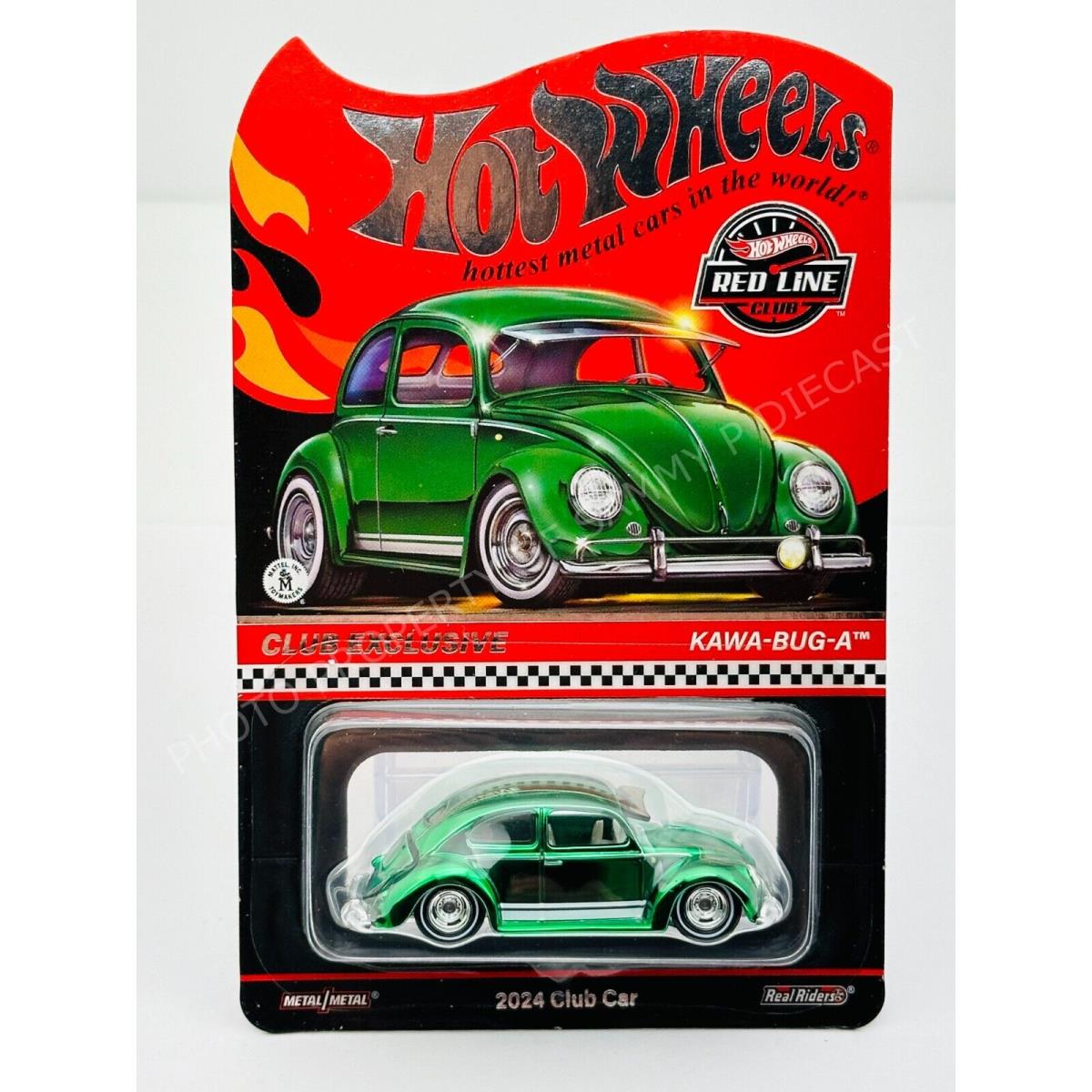 Hot Wheels 2024 Rlc Club Car Exclusive Kawa-bug-a Green