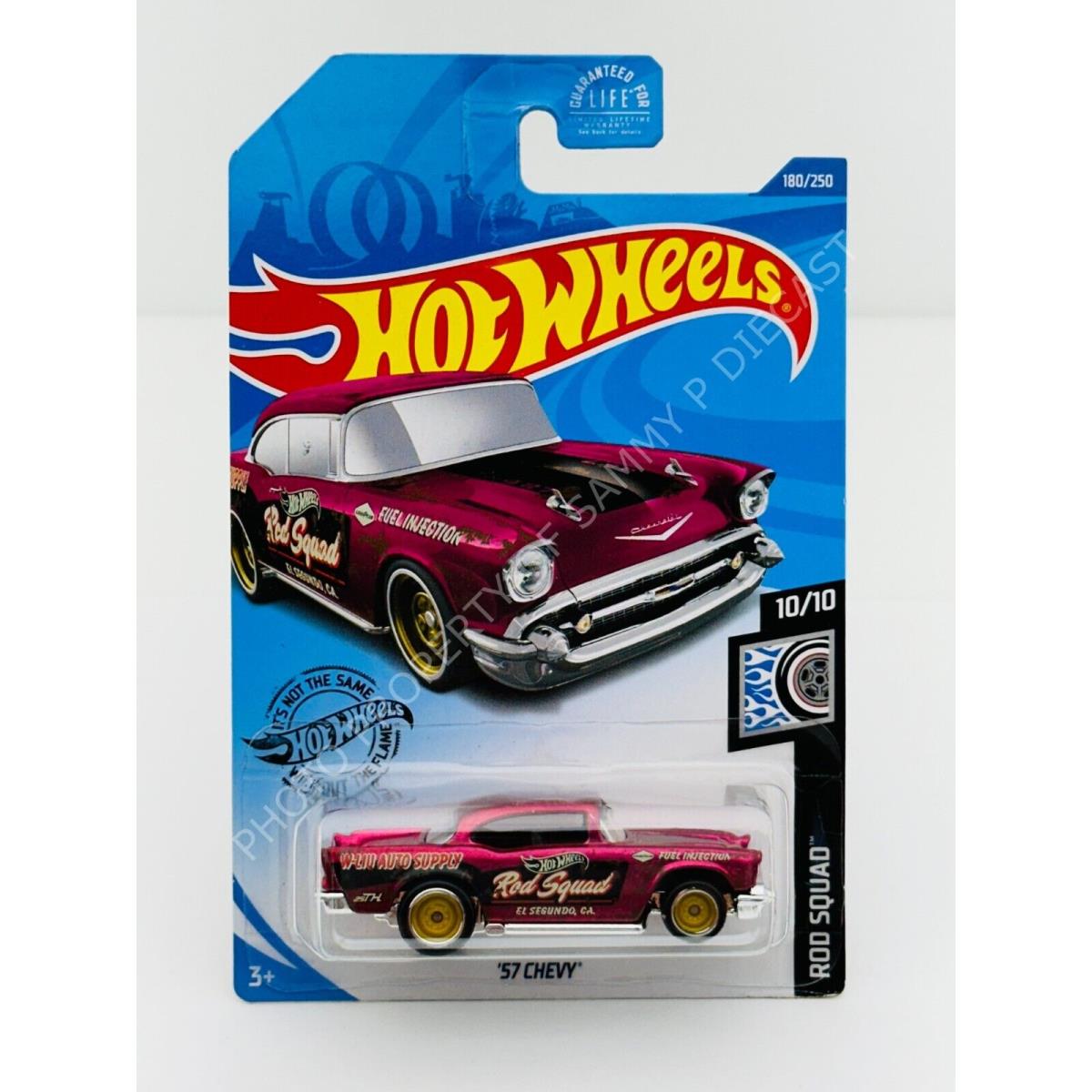 Hot Wheels 2020 Super Treasure Hunt `57 Chevy Pink