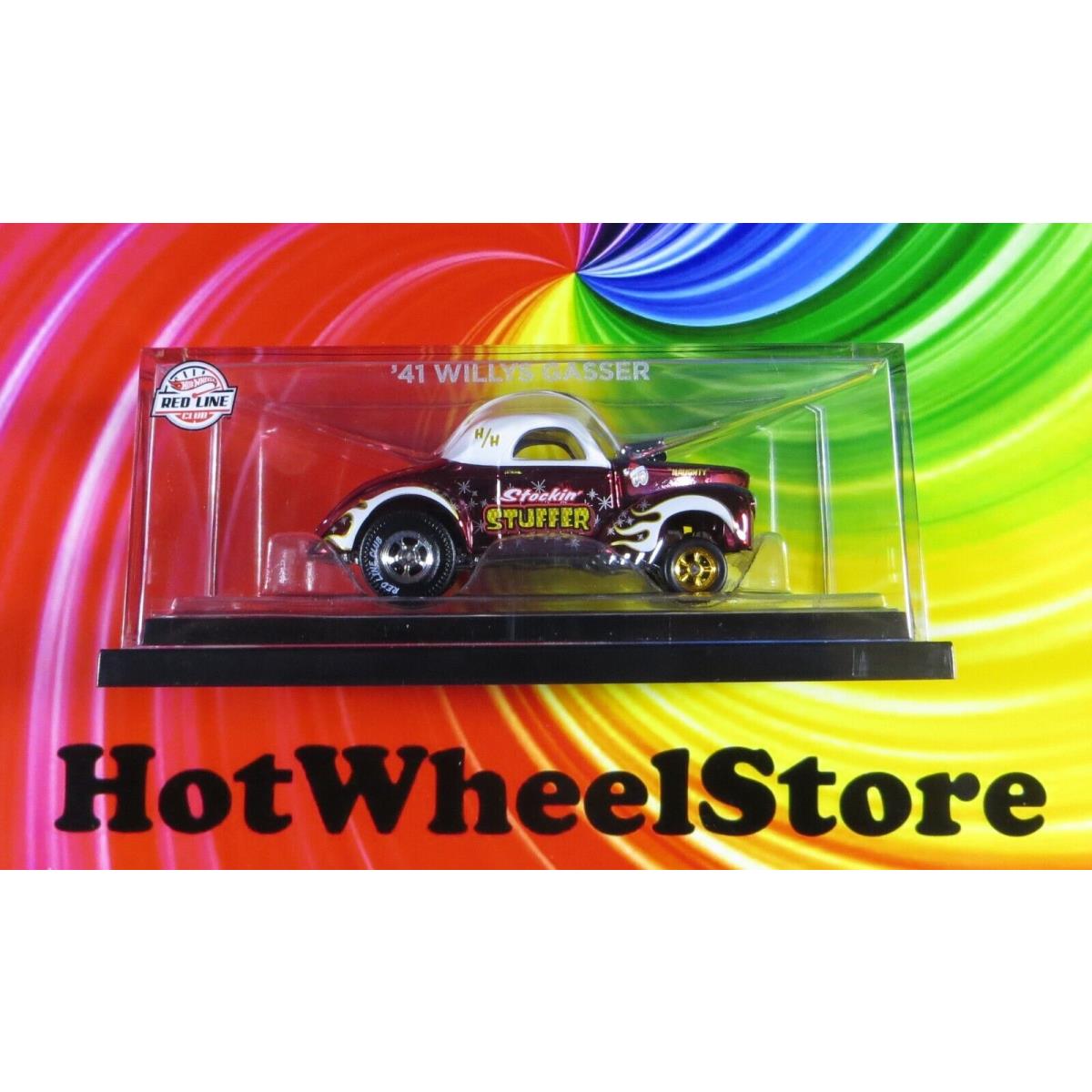 2022 Hot Wheels Rlc Holiday Car `41 Willys Gasser IN Hand M6-111622