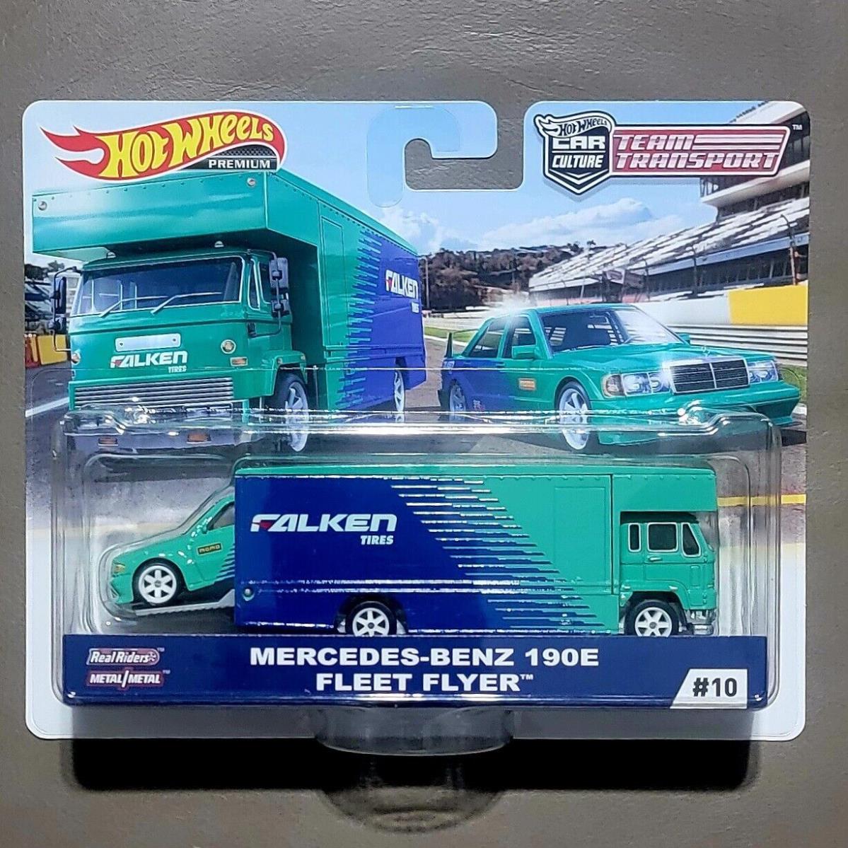 2020 Hot Wheels Team Transport Mercedes-benz 190E Fleet Flyer 10 Falken