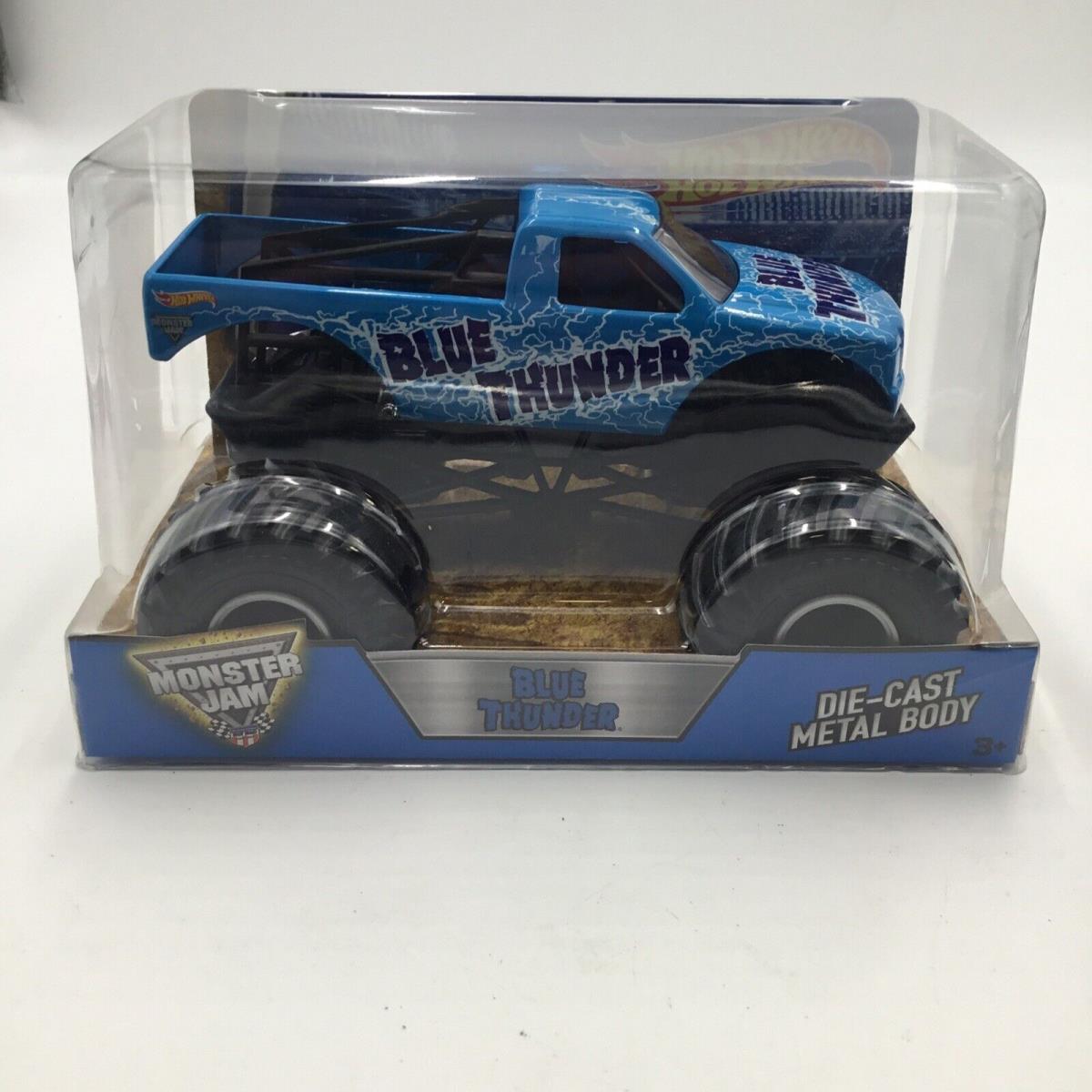 1/24 Hot Wheels Monster Jam Blue Thunder Truck Die-cast