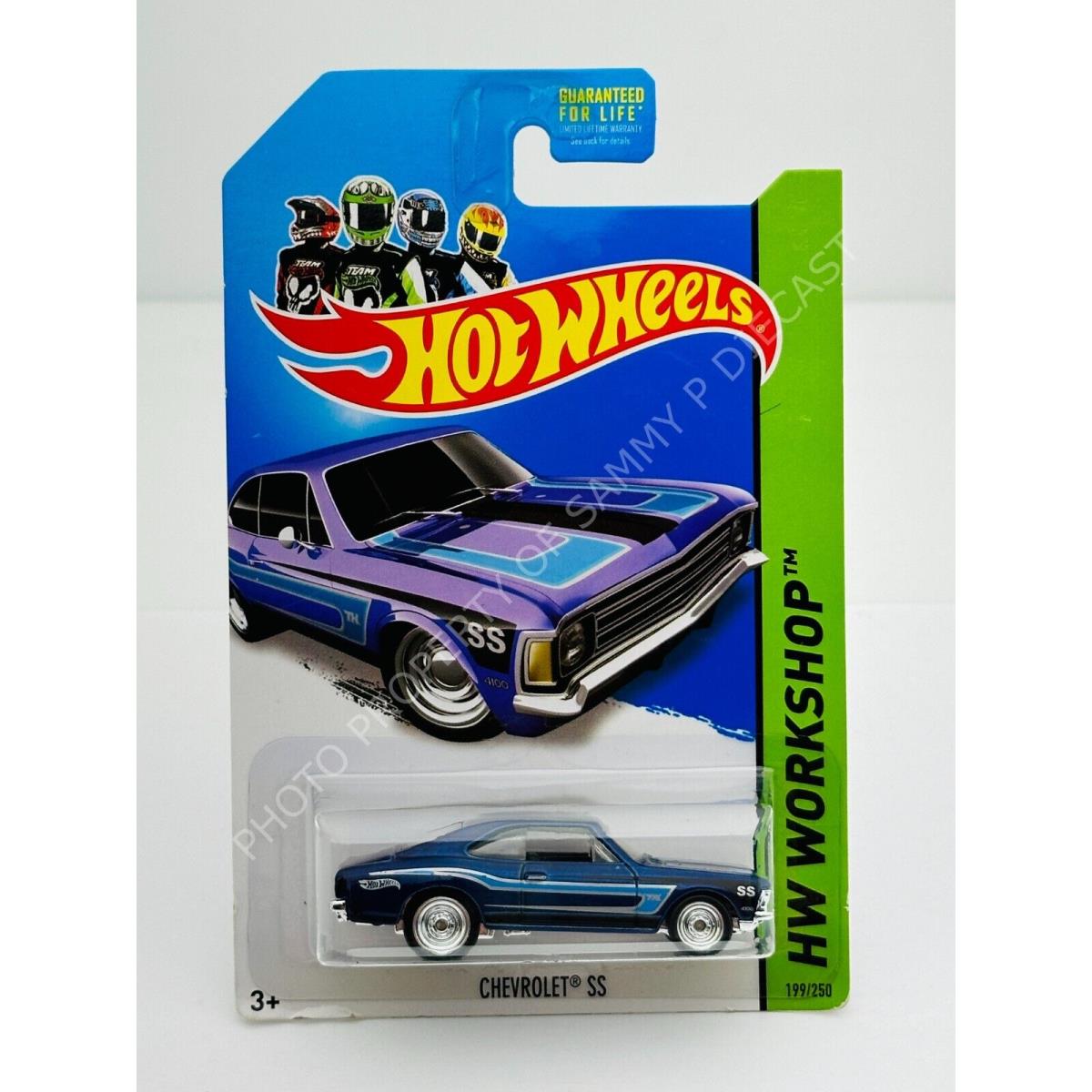 Hot Wheels 2014 Super Treasure Hunt Chevrolet SS Blue in Blister