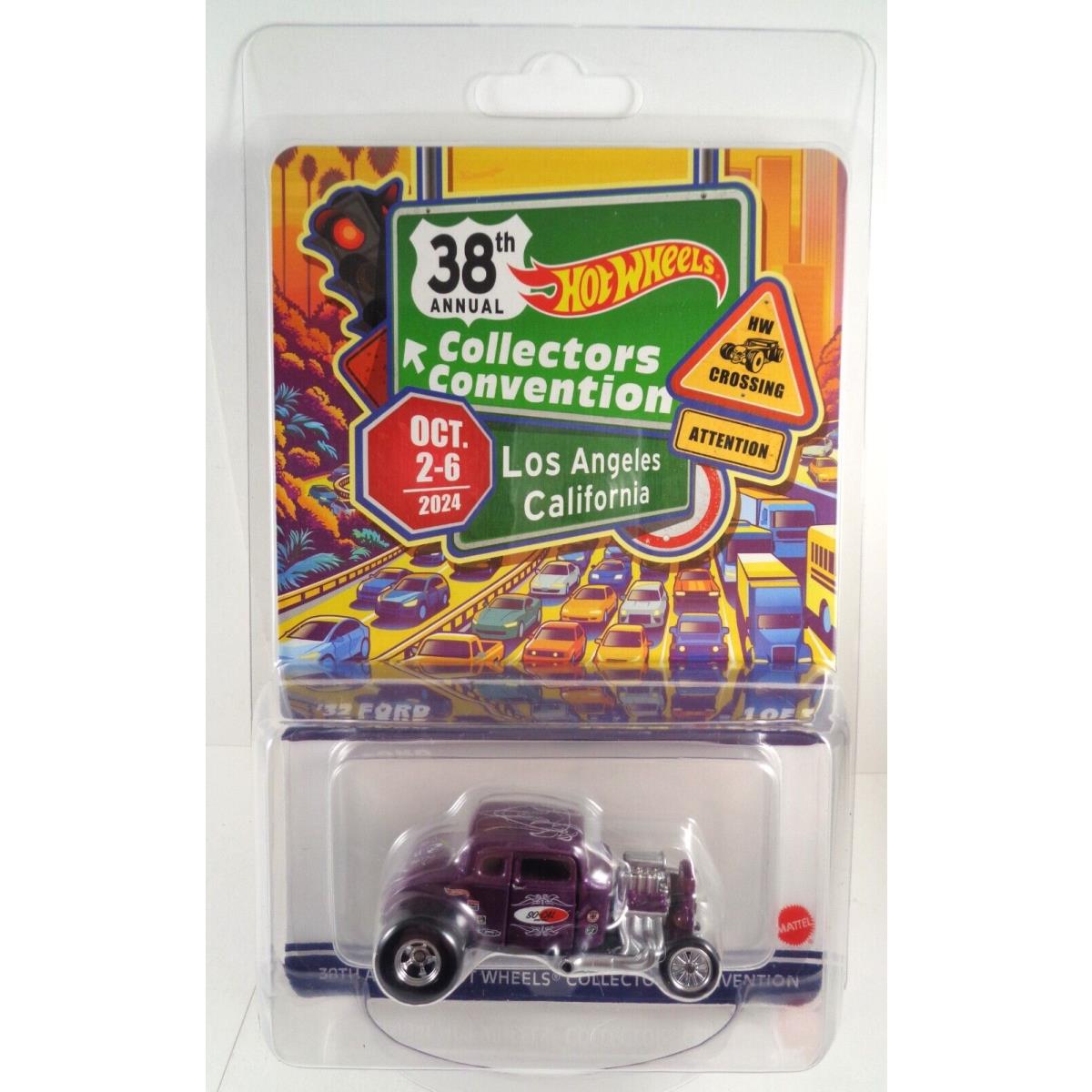 2024 Hot Wheels 38TH Annual Collectors Convention Souvenir Car `32 Ford