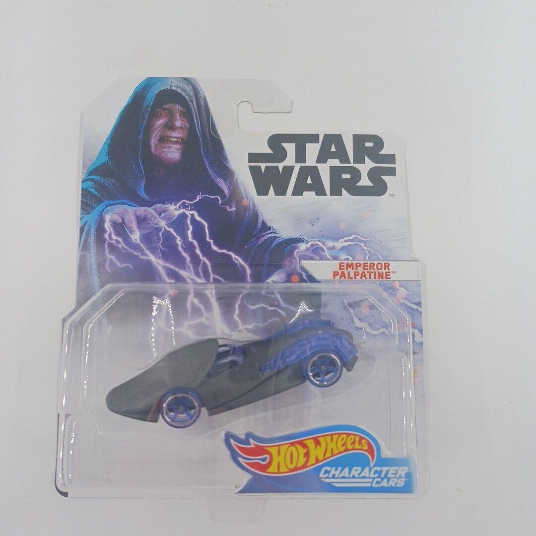 Star Wars Hot Wheels Emperor Palpatine Character Car 2017 Very Rare