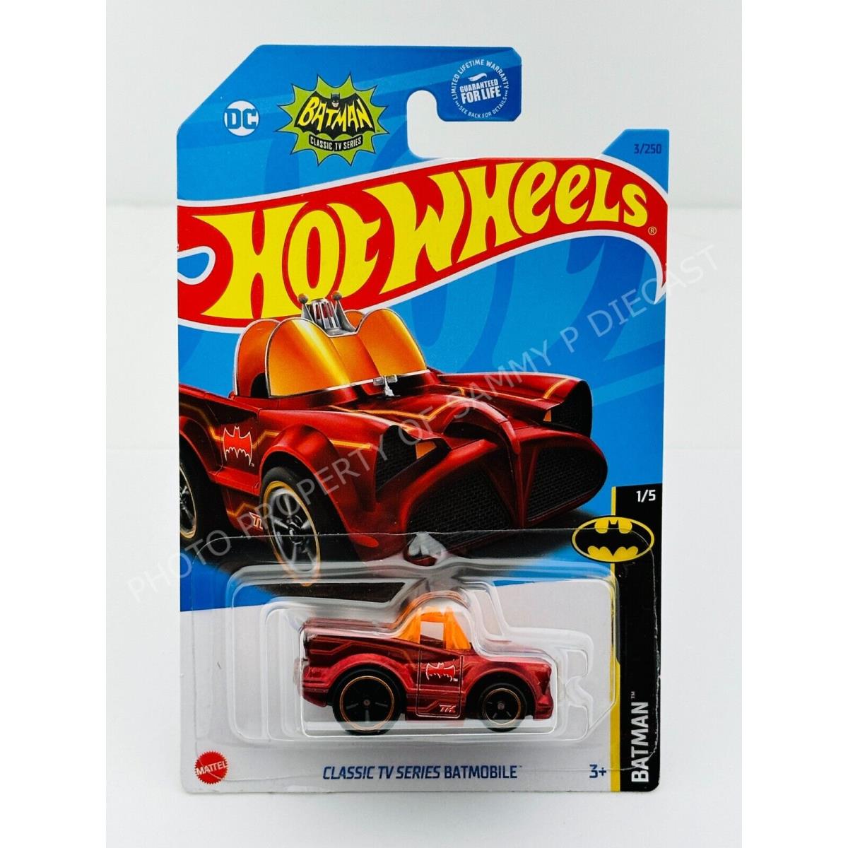 Hot Wheels 2023 Super Treasure Hunt Tooned TV Series Batmobile in Blister