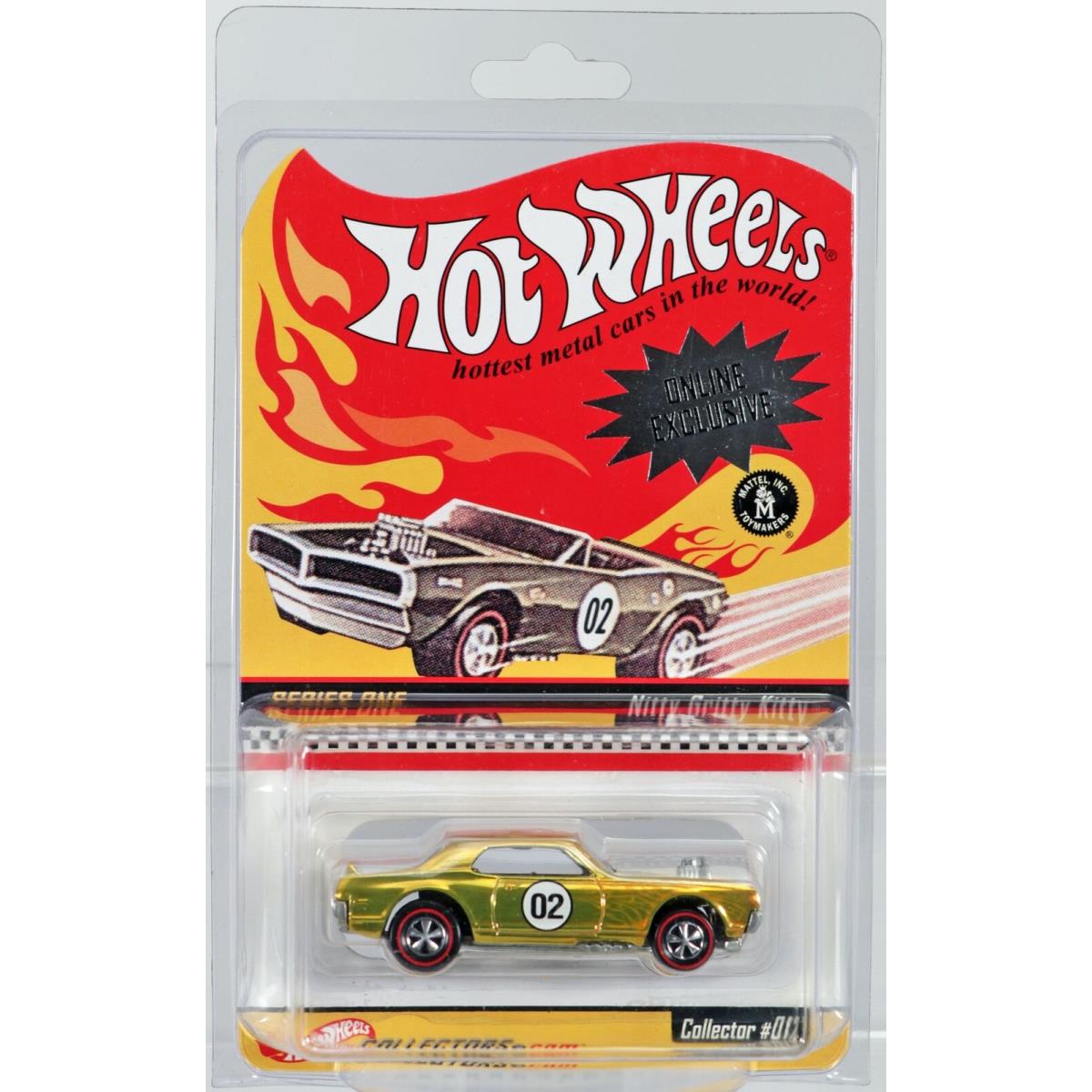 Hot Wheels Nitty Gritty Kitty Online Exclusive Series1 85517 Nrfp 2001 Gld 1:64