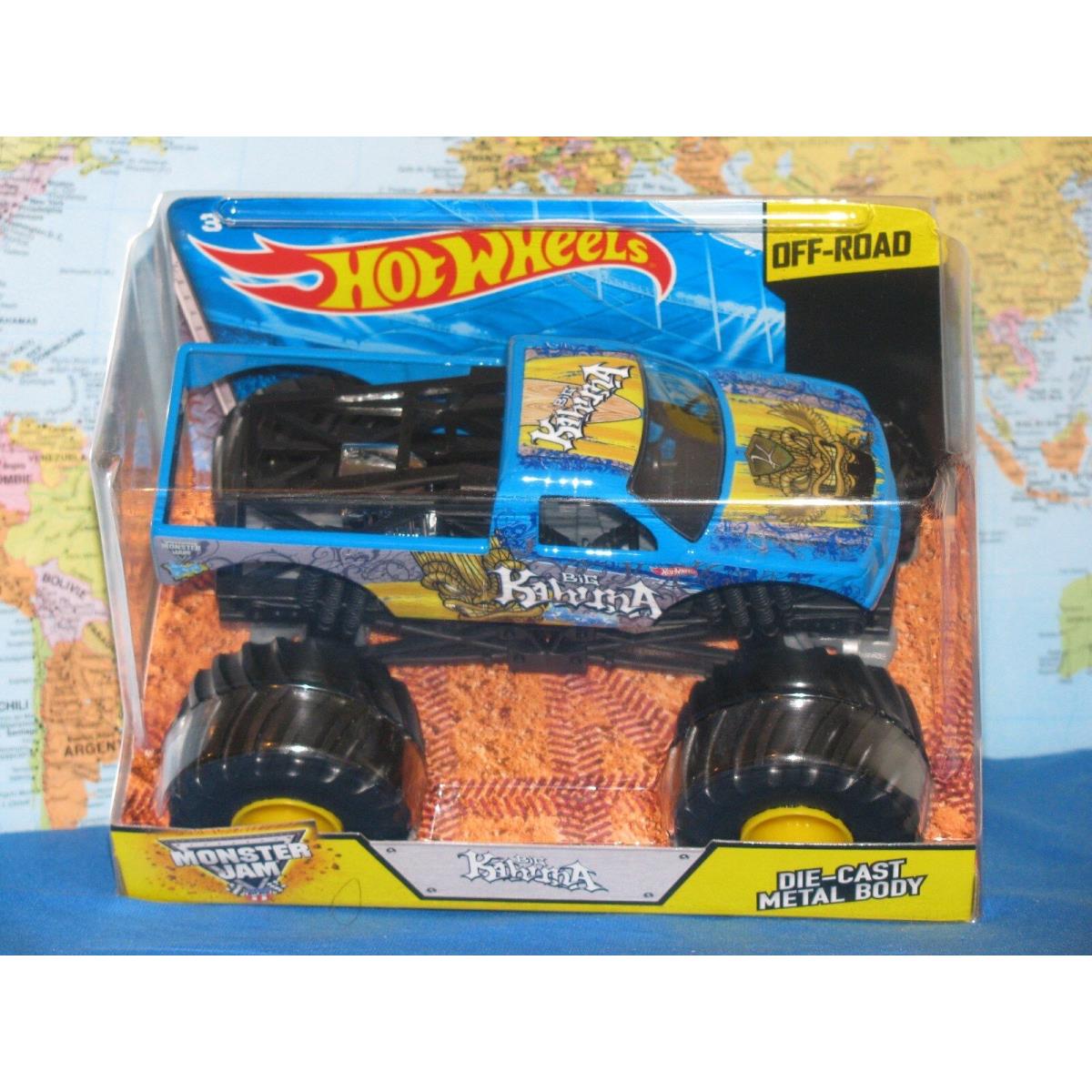 1/24 Hot Wheels Monster Jam Big Kahuna Truck Off-road Die-cast