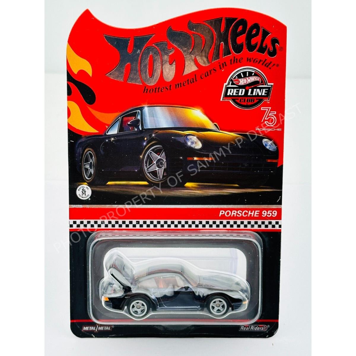 Hot Wheels 2023 Rlc Redline Club Porsche 959 Black