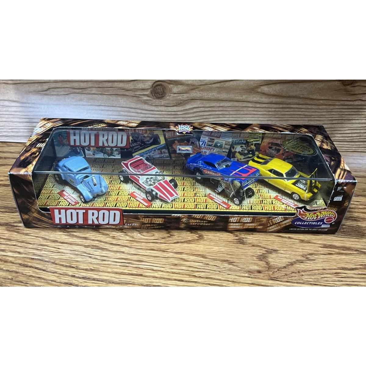 Hot Wheels Hot Rod Series 4 Car Set 1999