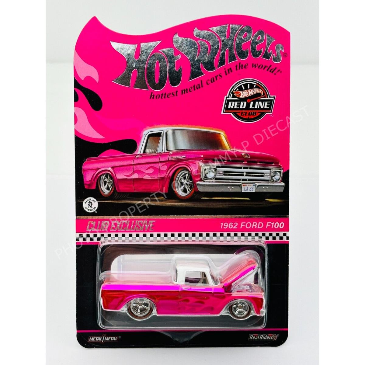 Hot Wheels 2023 Rlc Redline Club 1962 Ford F100 Pink Party