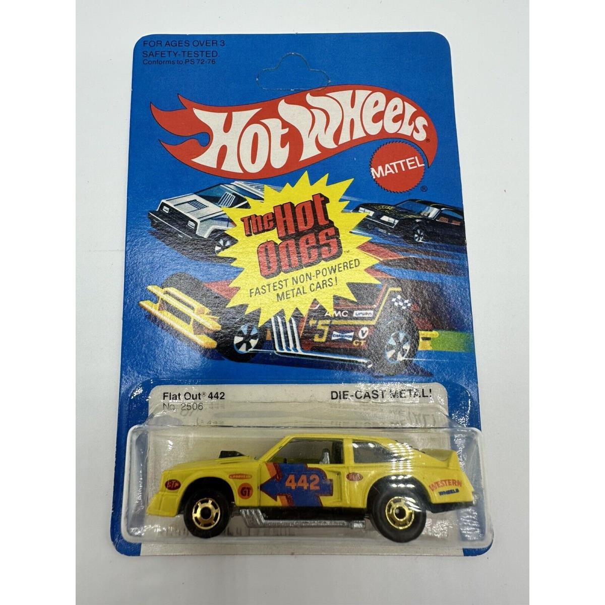 Hot Wheels Mattel The Hot Ones Flat Out 442 1980 2506