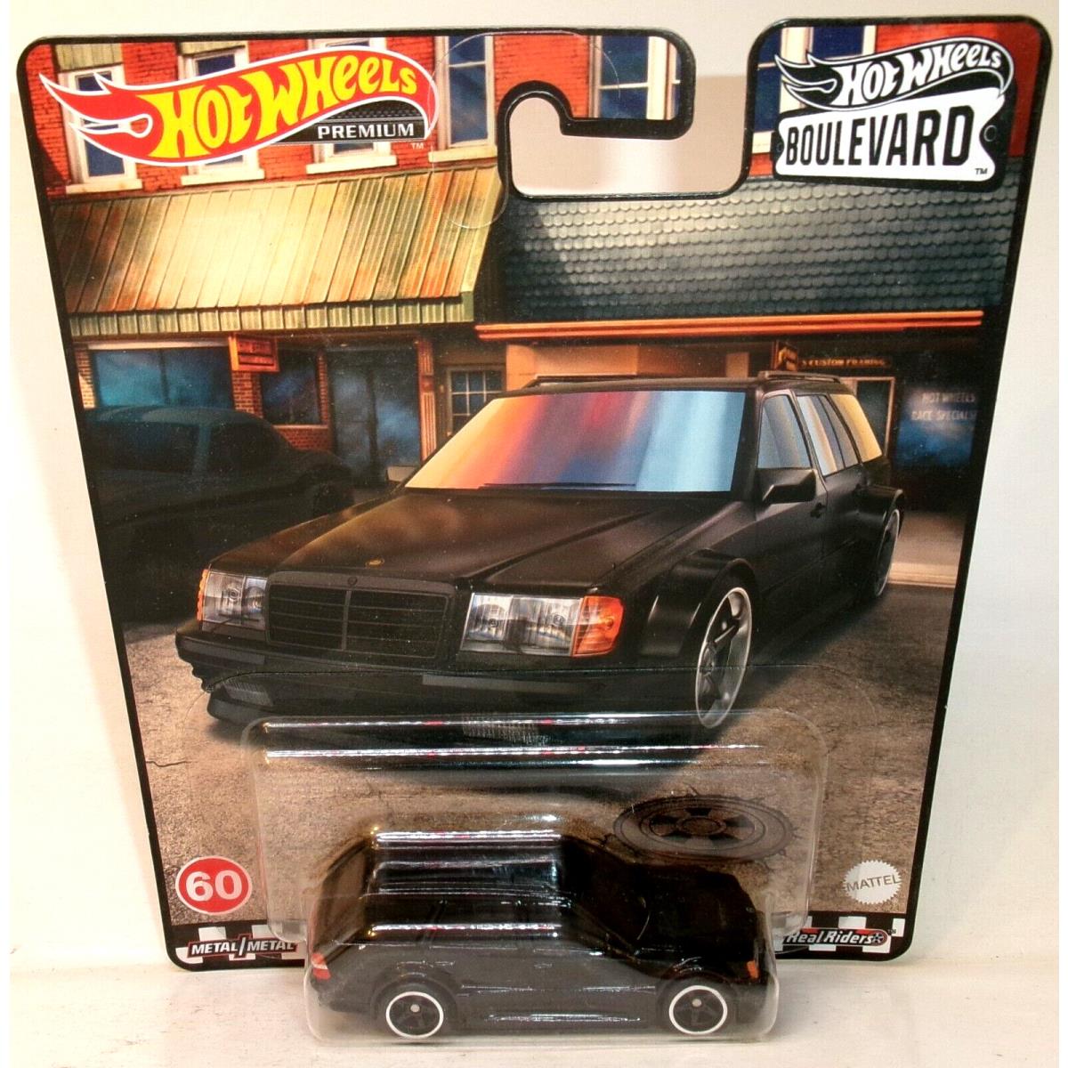 2022 Hot Wheels Premium Boulevard 60 Black Mercedes-benz Amg E 36 Estate SE