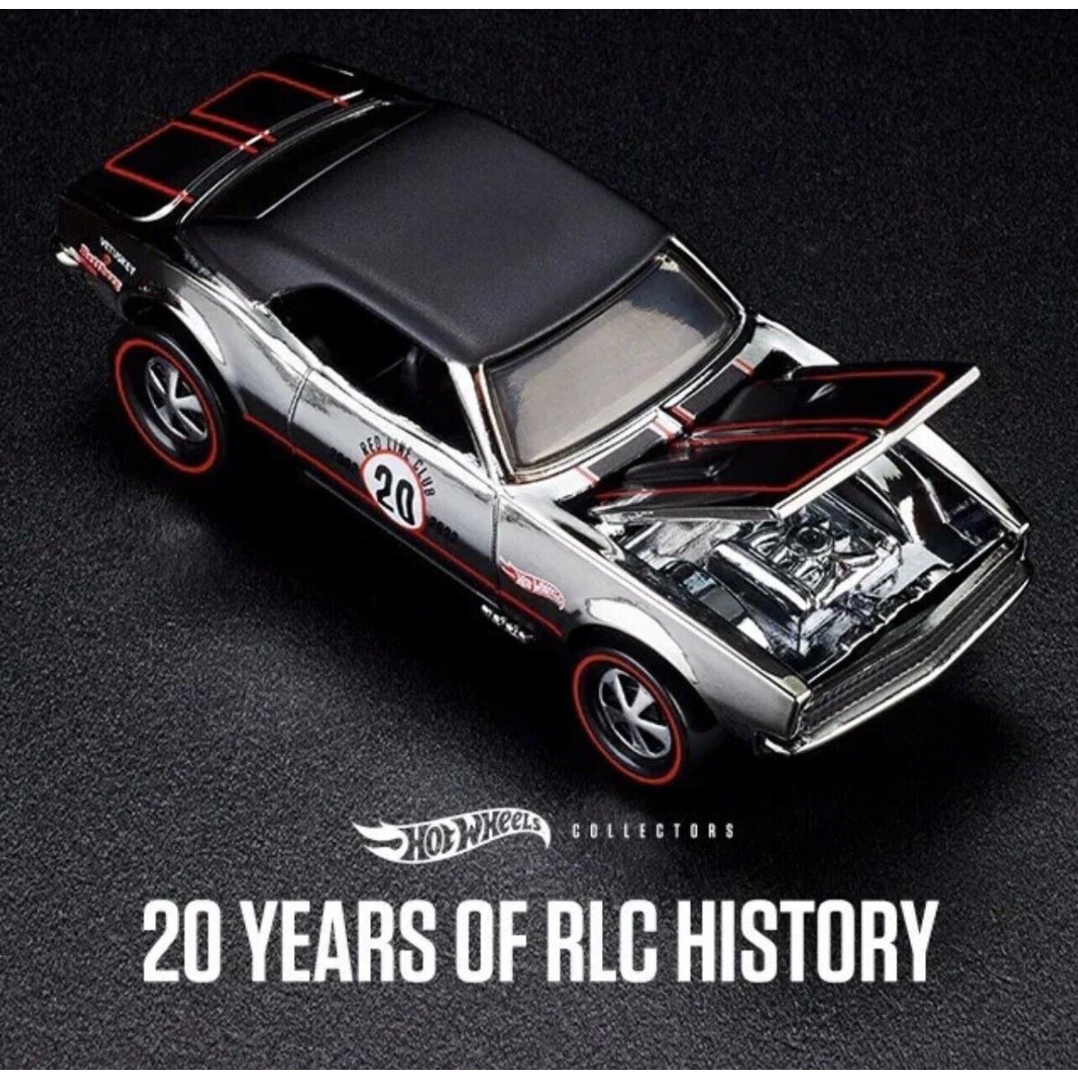 Hot Wheels 2022 Rlc Exclusive Custom Camaro - Rlc 20th Anniversary - Nip