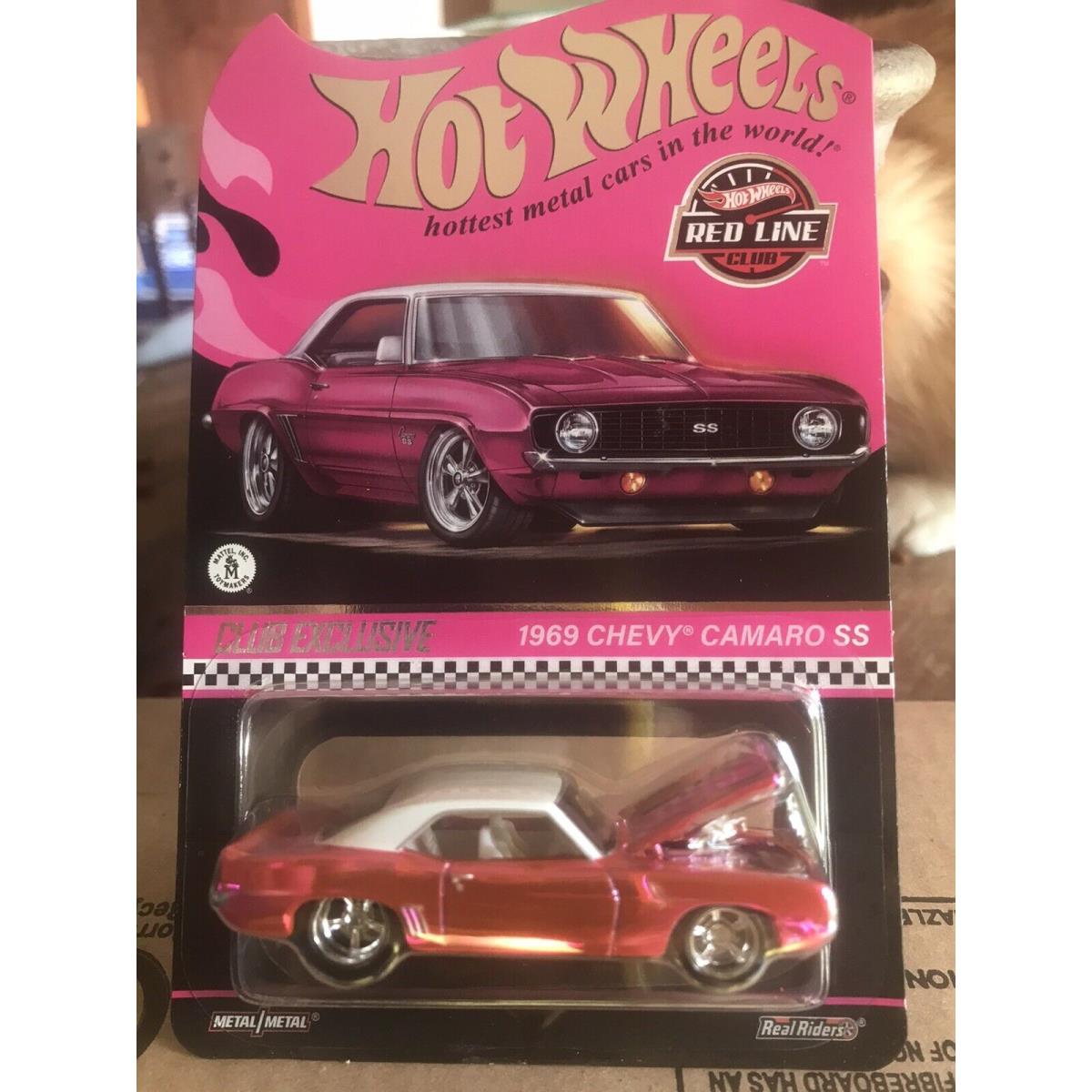 Hot Wheels Rlc 69 Camaro SS in Hand