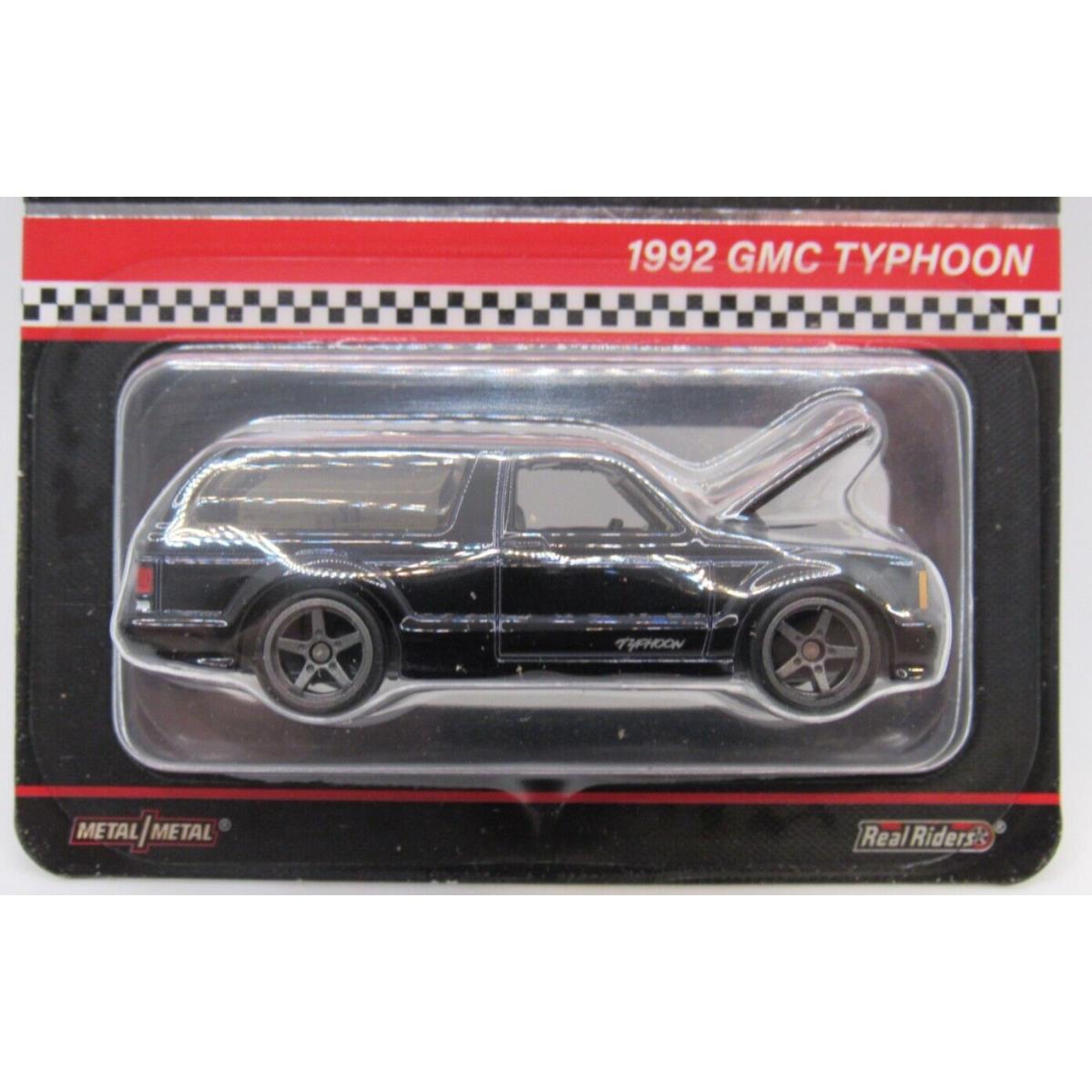 Hot Wheels Rlc 1992 Gmc Typhoon Black Real Riders Turbocharged Jimmy `92