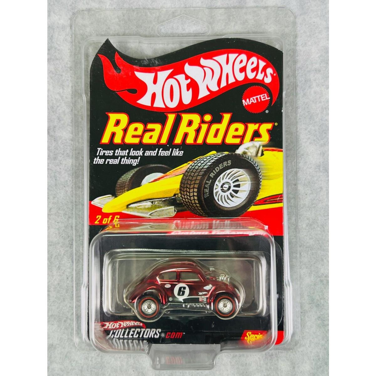 Hotwheels Real Riders Series 5 Red Line Club Custom Volkswagen H31