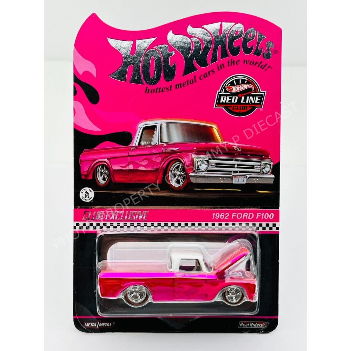 Hot Wheels 2023 Rlc Redline Club 1962 Ford F100 Pink Party