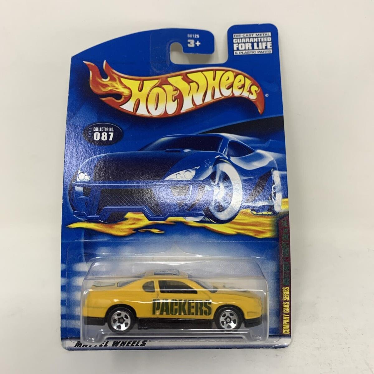 Hot Wheels 2001 Company Cars Series Monte Carlo - Green Bay Packers Rare