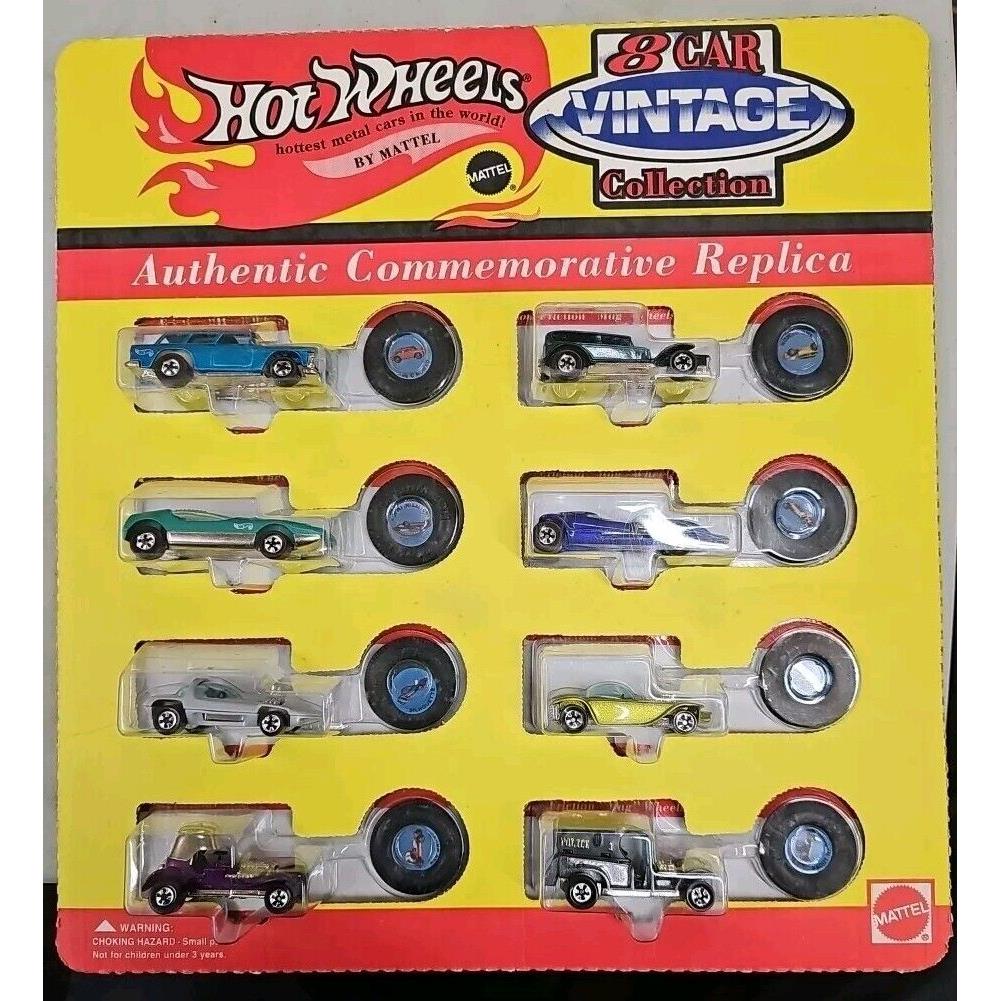 1993 Hot Wheel 8 Car Vintage Collection Commemorative 4A