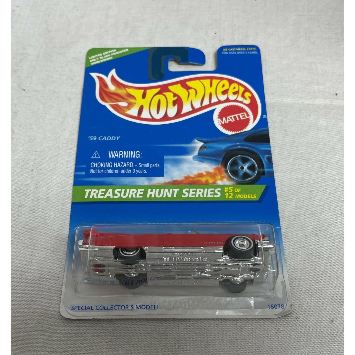 Hot Wheels Treasure Hunt Series Special Collectors Model `59 Caddy Red