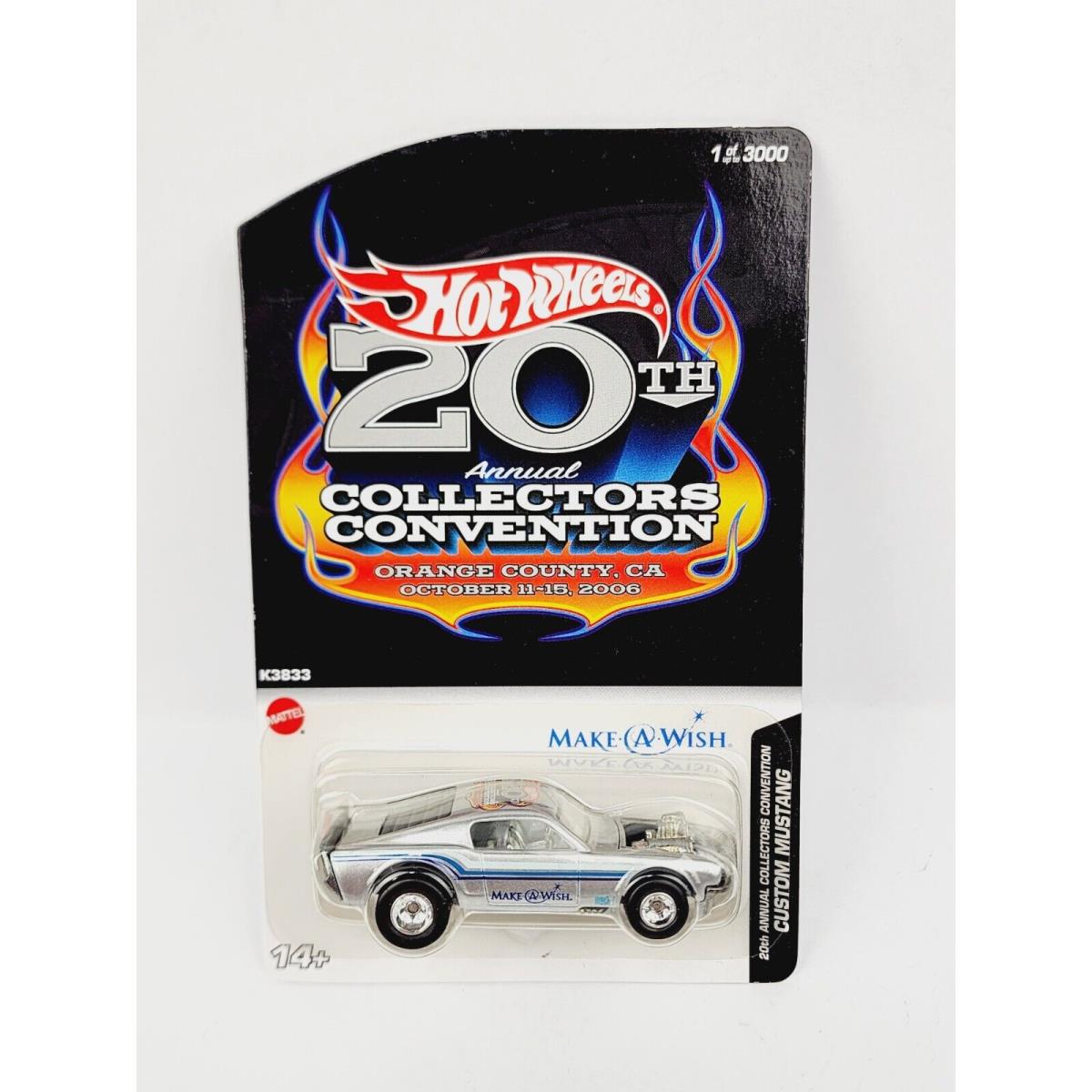 Hot Wheels 20TH Convention Custom Mustang Nice CK255