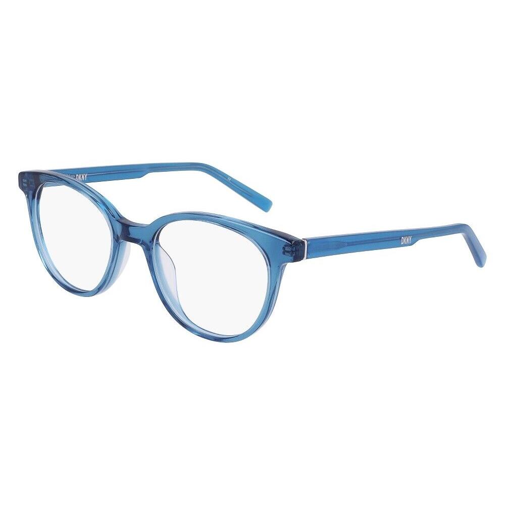 Donna Karan Dkny DK5050 430 Eyeglasses Women`s Crystal Blue/teal Full Rim 50mm