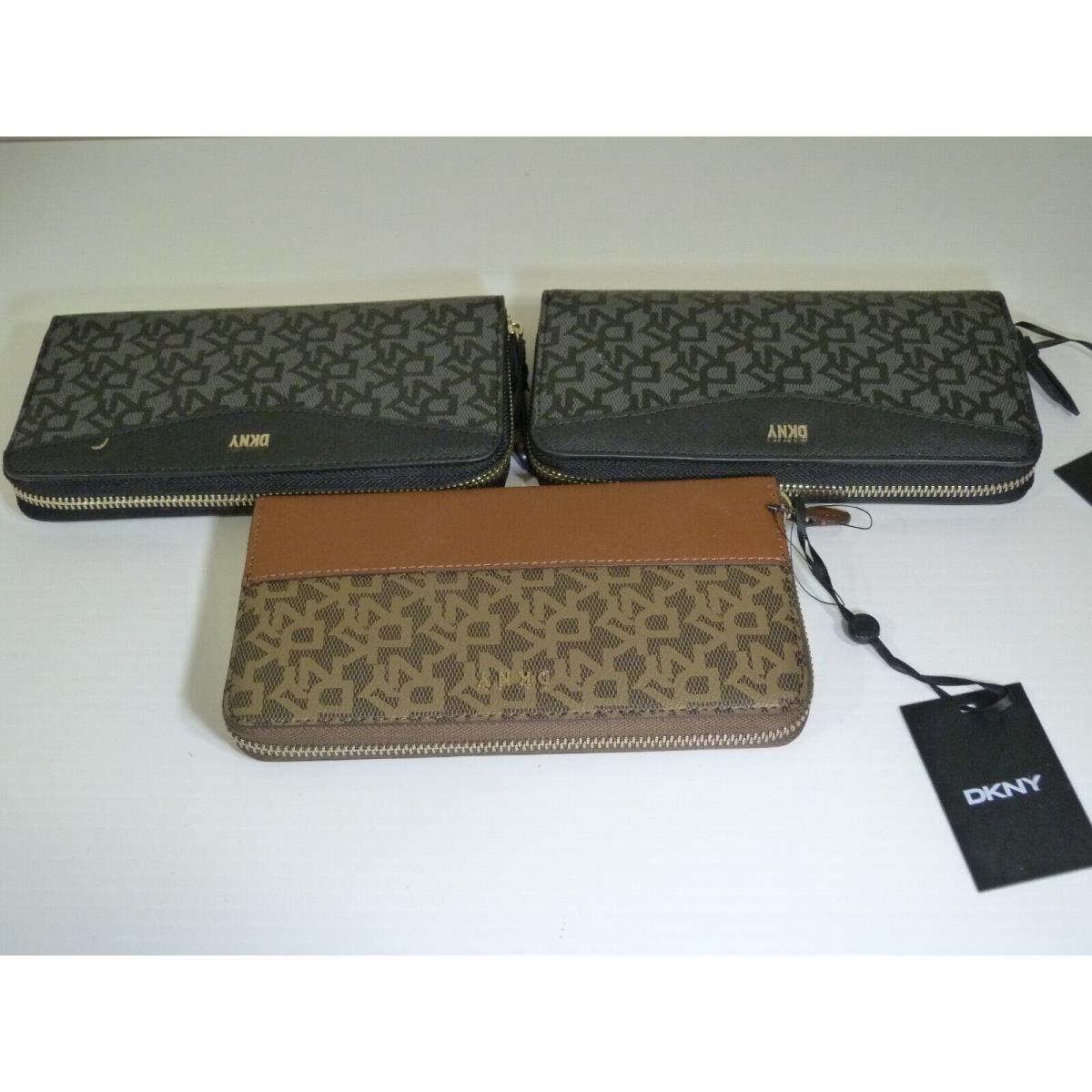 Fantastic Lot of 3 Dkny Large Wallets ..perfecr Gift