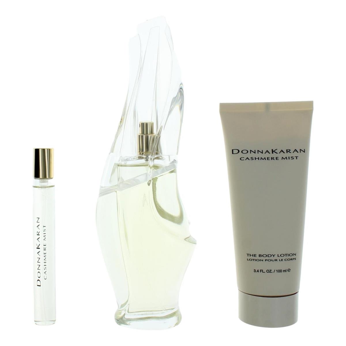 Cashmere Mist By Donna Karan 3 Piece Gift Set For Women