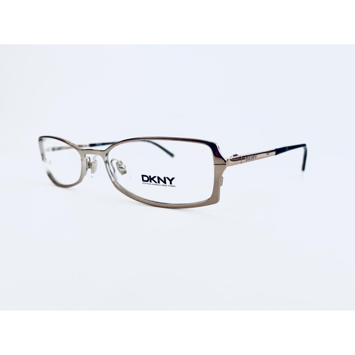 Dkny Rose Gold Metal Rectangular Glasses w Flexible Temple DY5550 52 17 135