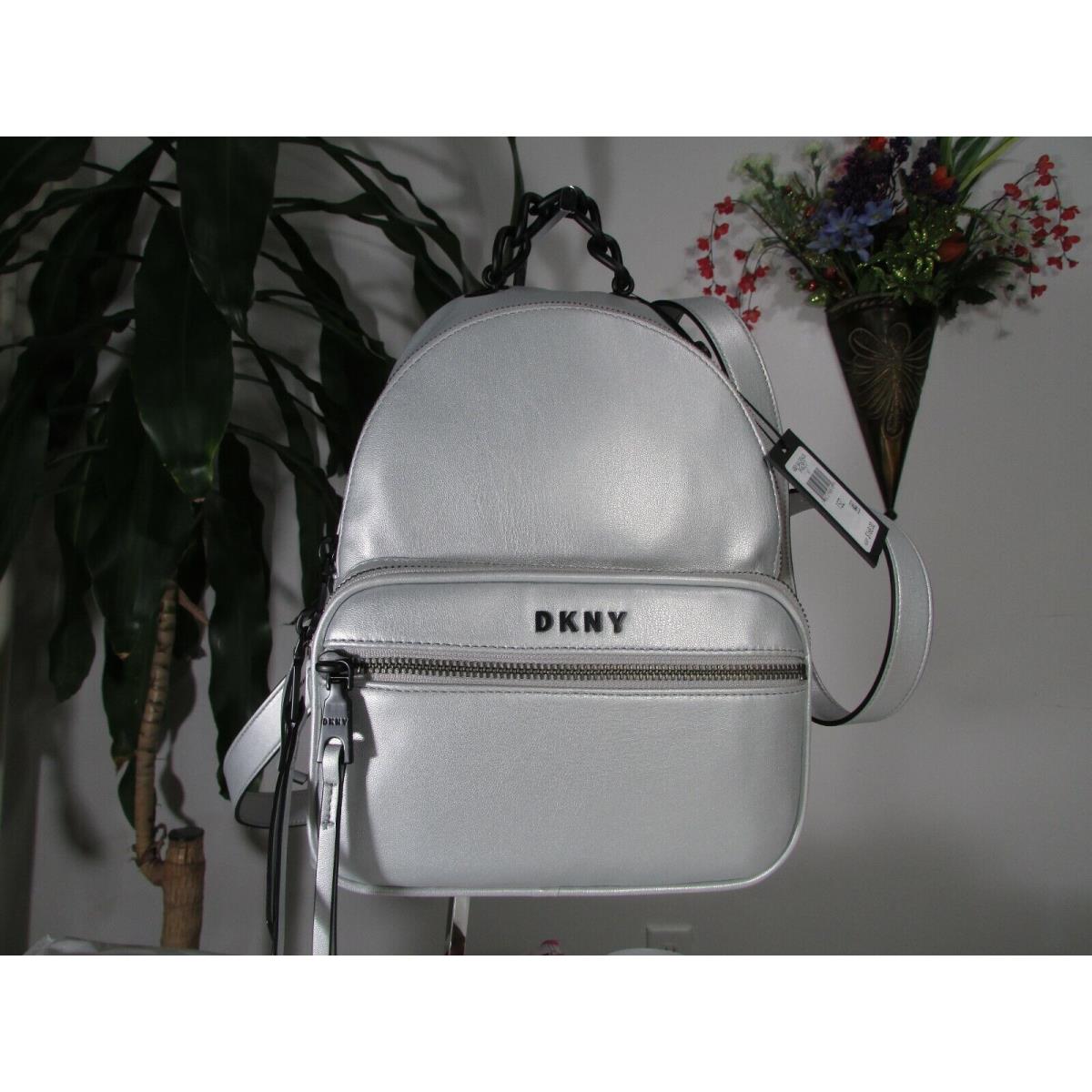 Dkny Abbey Backpack Silver