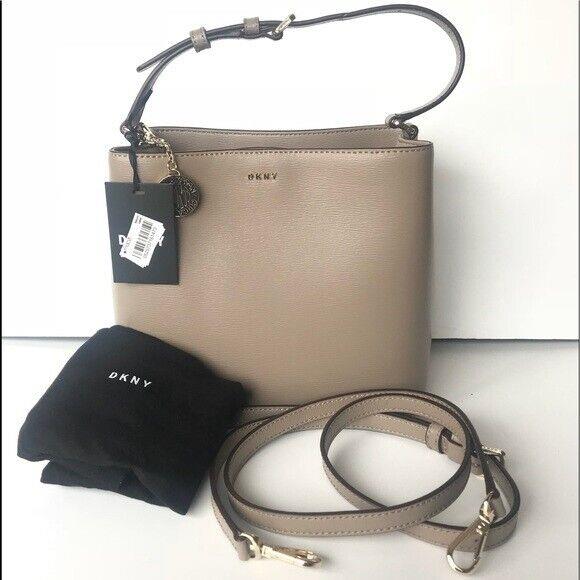 Dkny Bryant Bucket Crossbody Bag Latte Gold