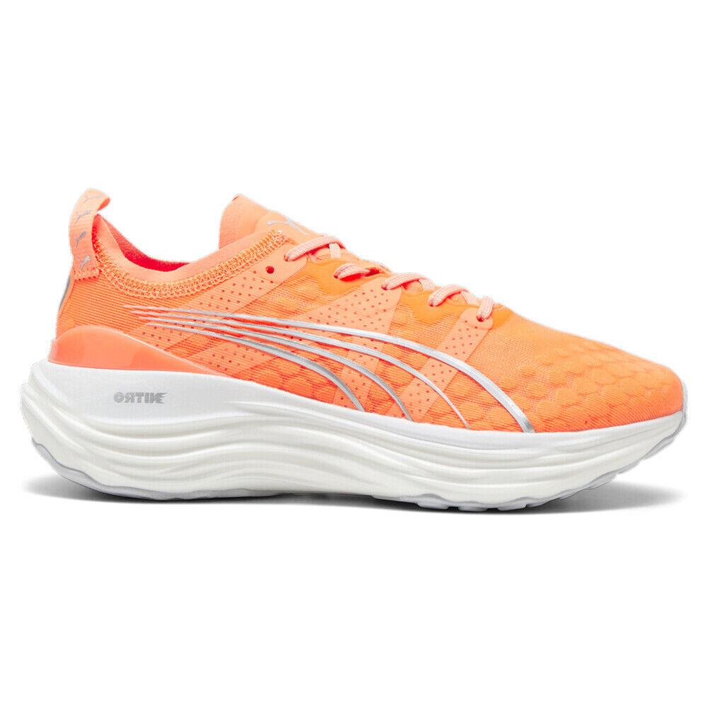 Puma Foreverrun Nitro Running Womens Orange Sneakers Casual Shoes 37775817 - Orange