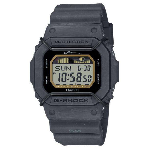 Casio G-shock Kanoa Igarashi G-lide Digital Black Resin Strap Watch GLX5600KB-1