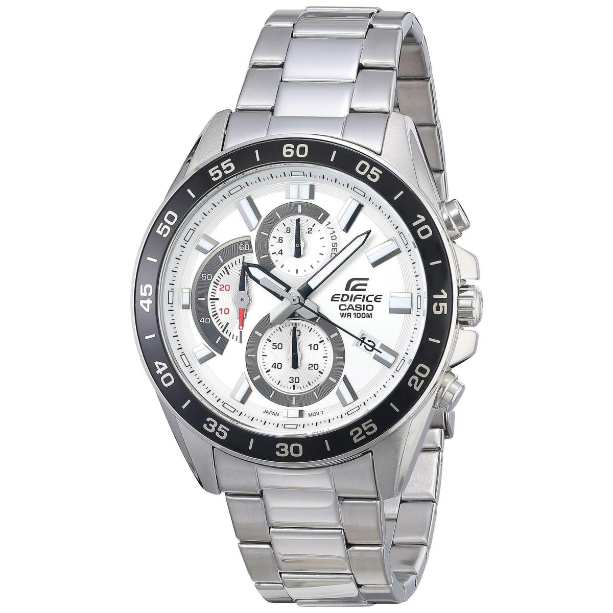 Casio Edifice EFV-550D-7 Men`s Watch Analog Display Chronograph White