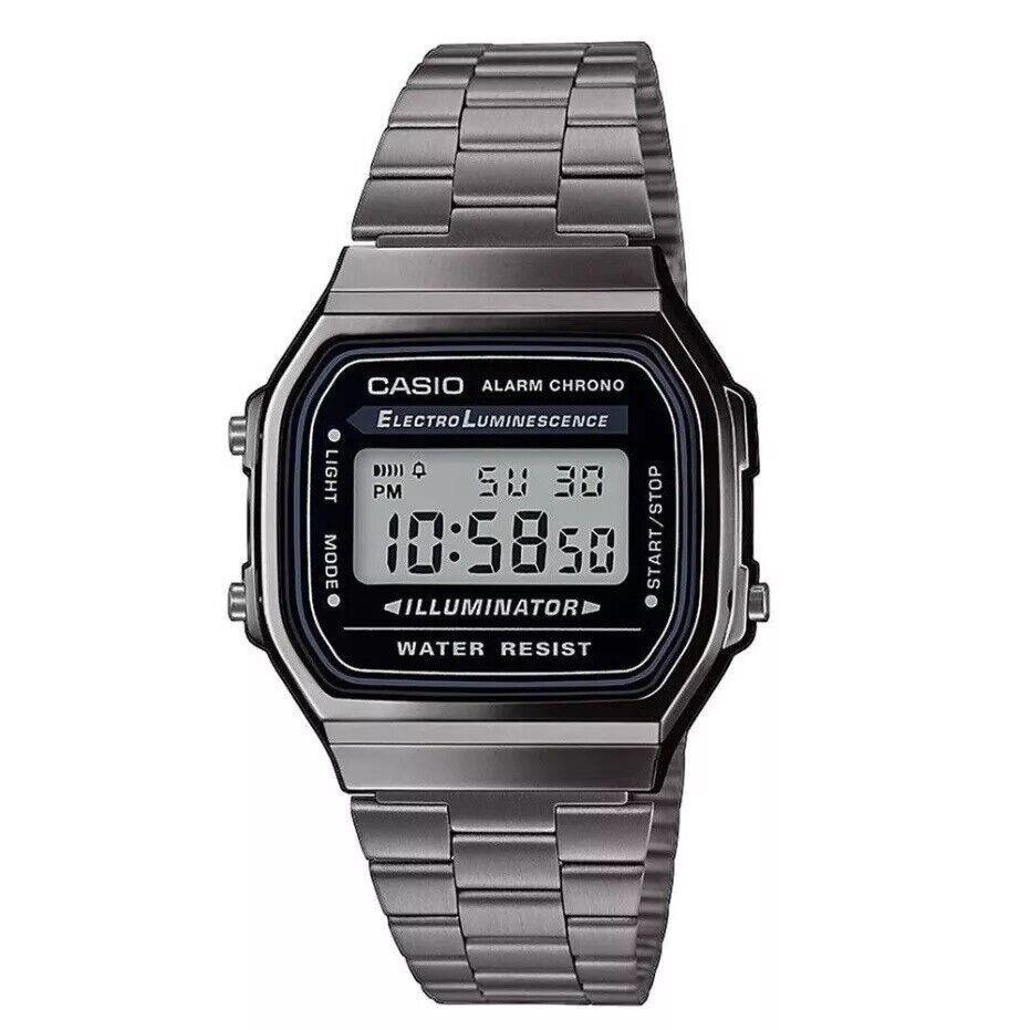 Casio A168WGG-1 Retro Illuminator Men`s Digital Watch