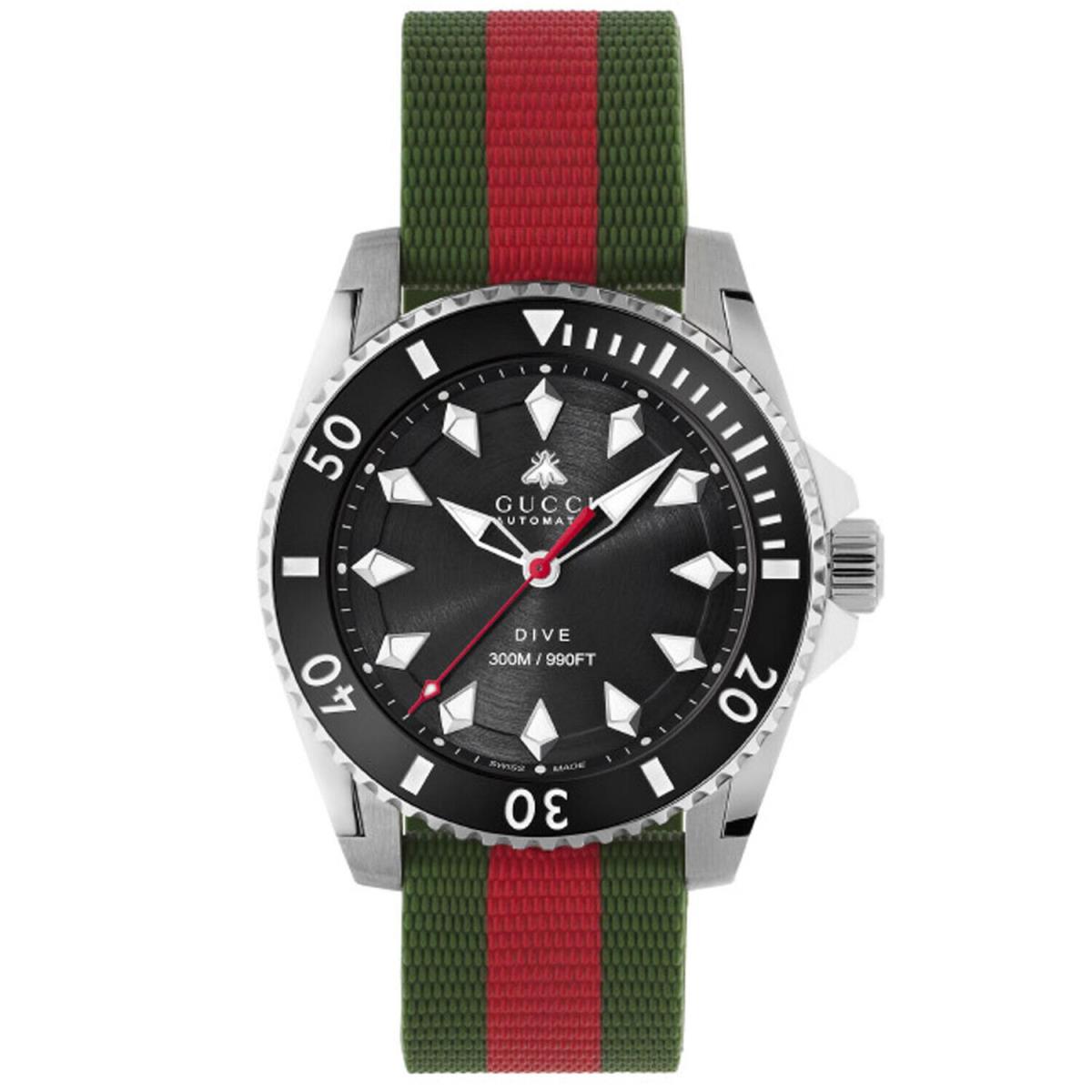 Gucci Men`s Dive Multicolor Dial Watch - YA136349