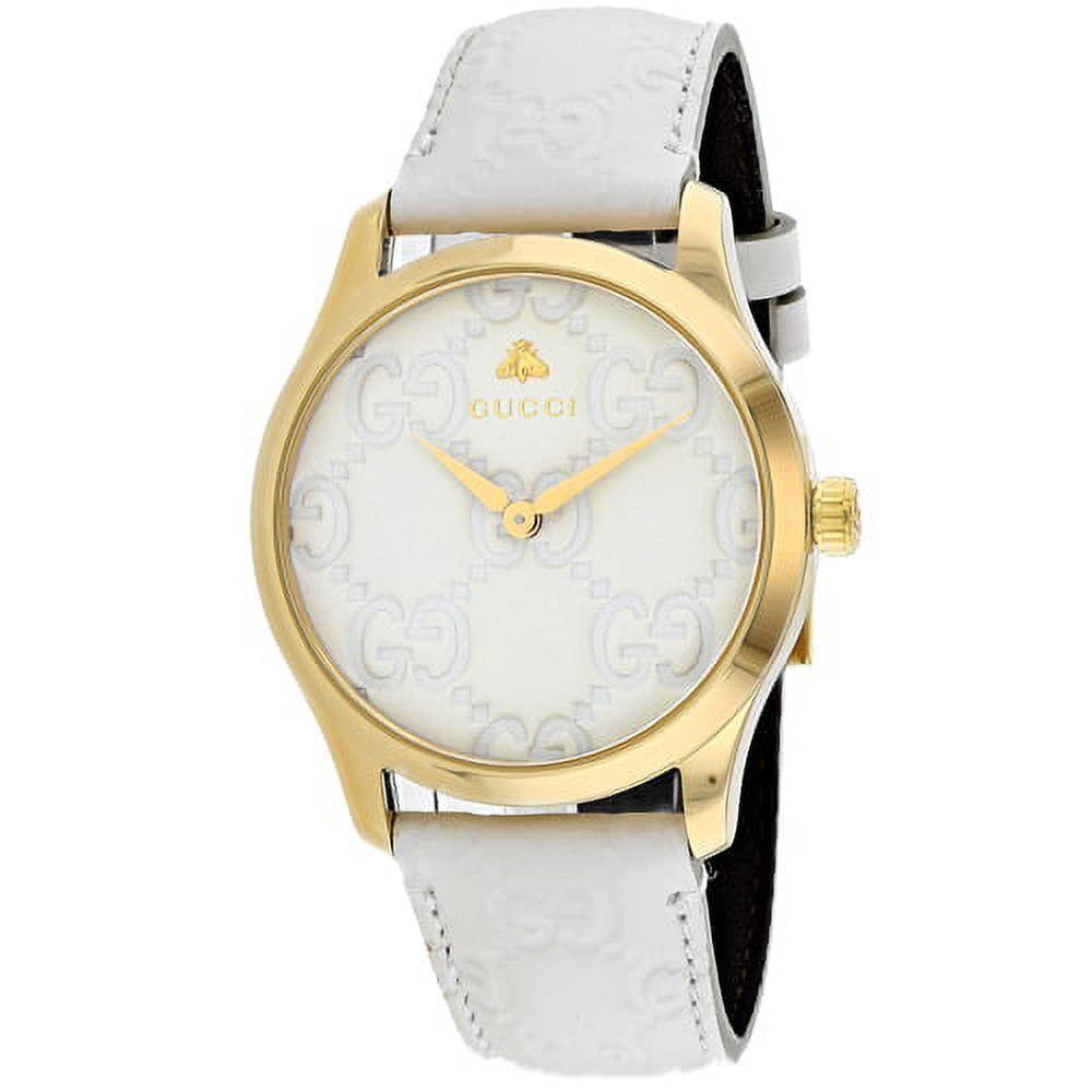 Gucci Men`s G-timeless White Dial Watch - YA1264033A