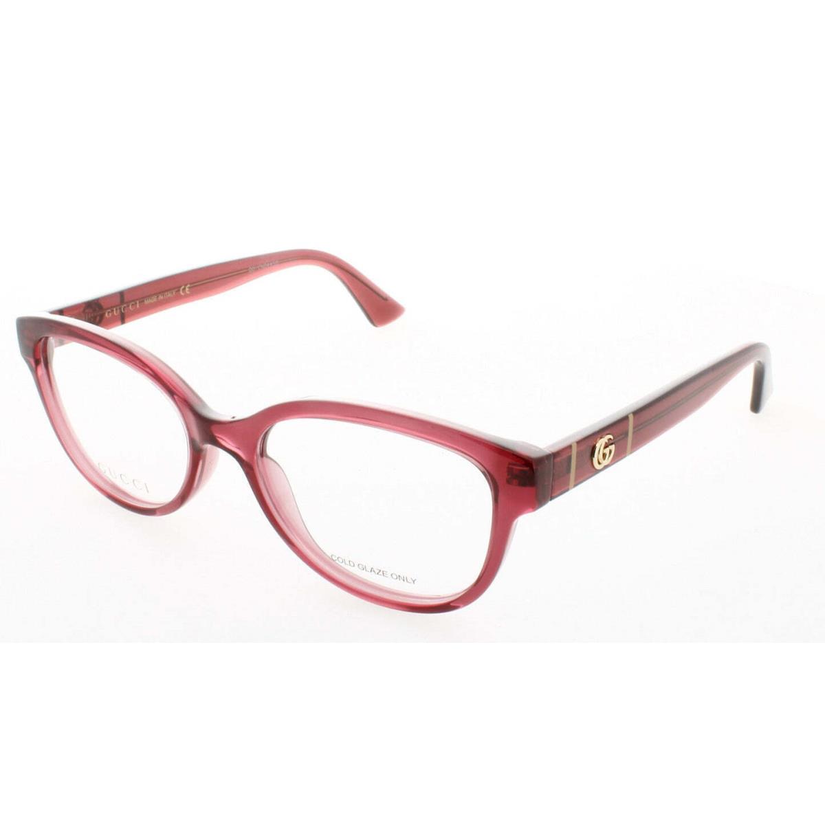 Gucci GG1115O-002-53 Eyeglasses Glasses 2 Burgundy 53 mm