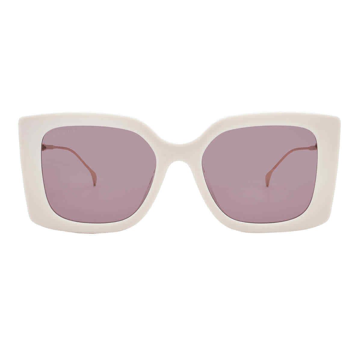 Gucci Violet Square Ladies Sunglasses GG1567SA 003 54 GG1567SA 003 54