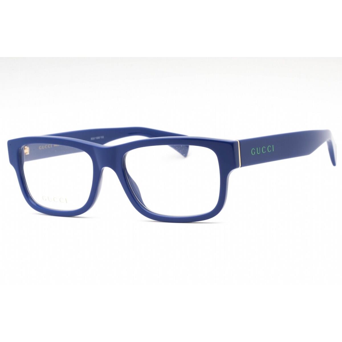 Gucci GG1141O-002-58 Eyeglasses Size 58mm 18mm 145mm Blue Men