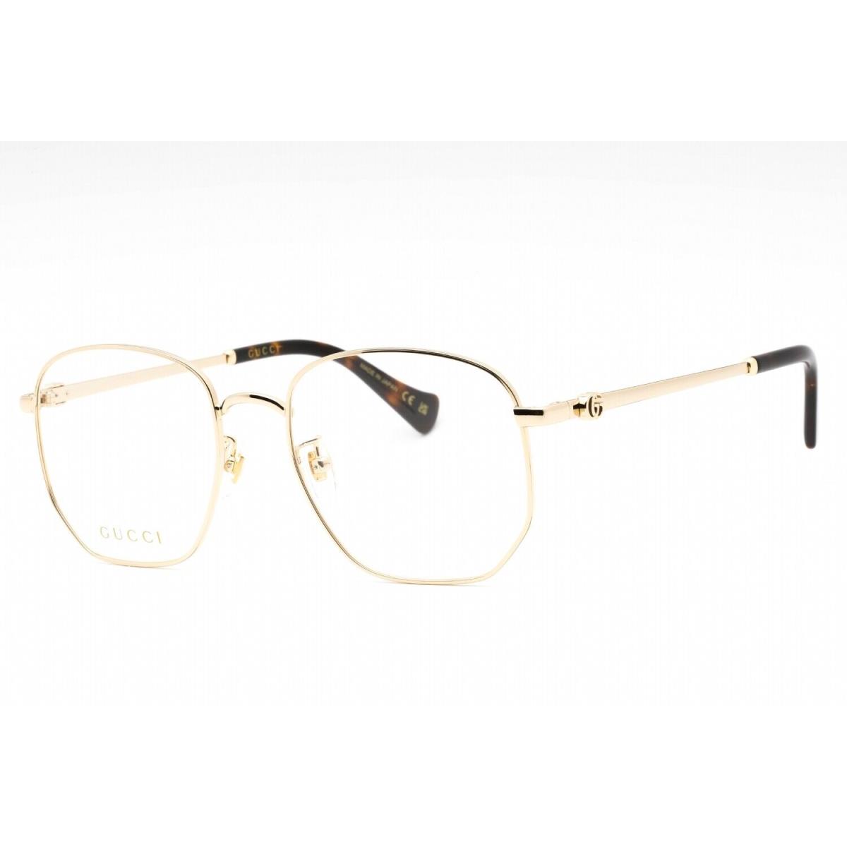 Gucci GG1420OK-001-54 Eyeglasses Size 54mm 0mm 0mm Gold Women