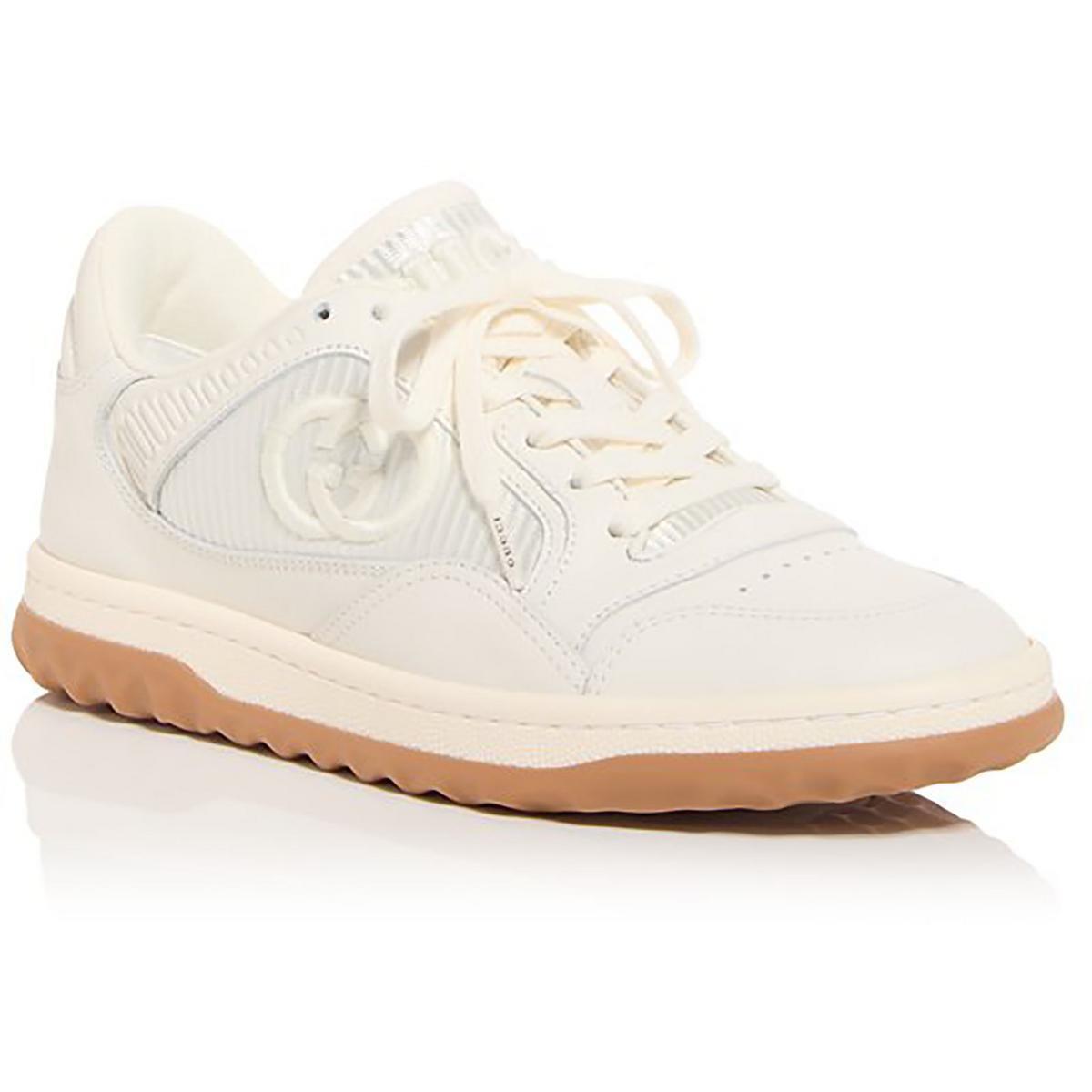 Gucci Womens MAC80 White Casual and Fashion Sneakers 8 Medium B M Bhfo 7564