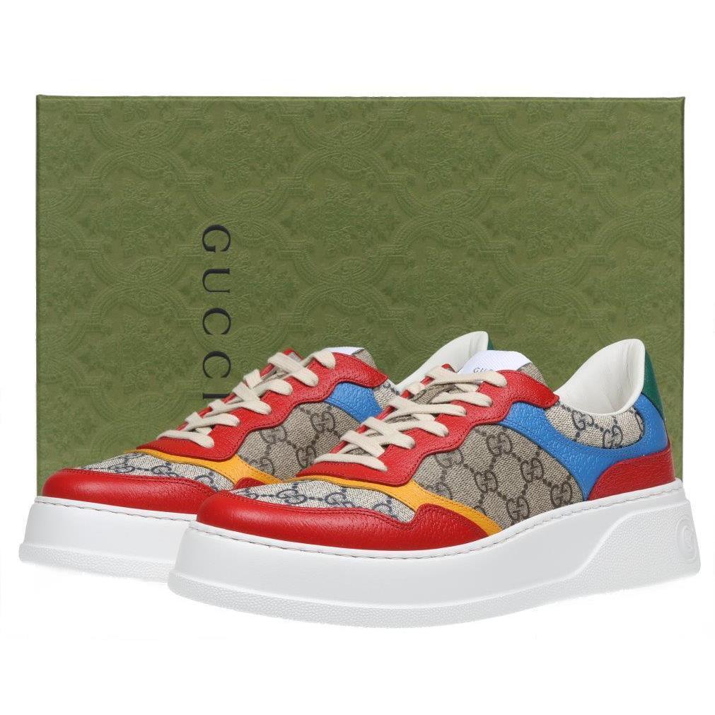 Gucci Men`s GG Guccissima Platform Sneakers Shoes 7/US 7.5