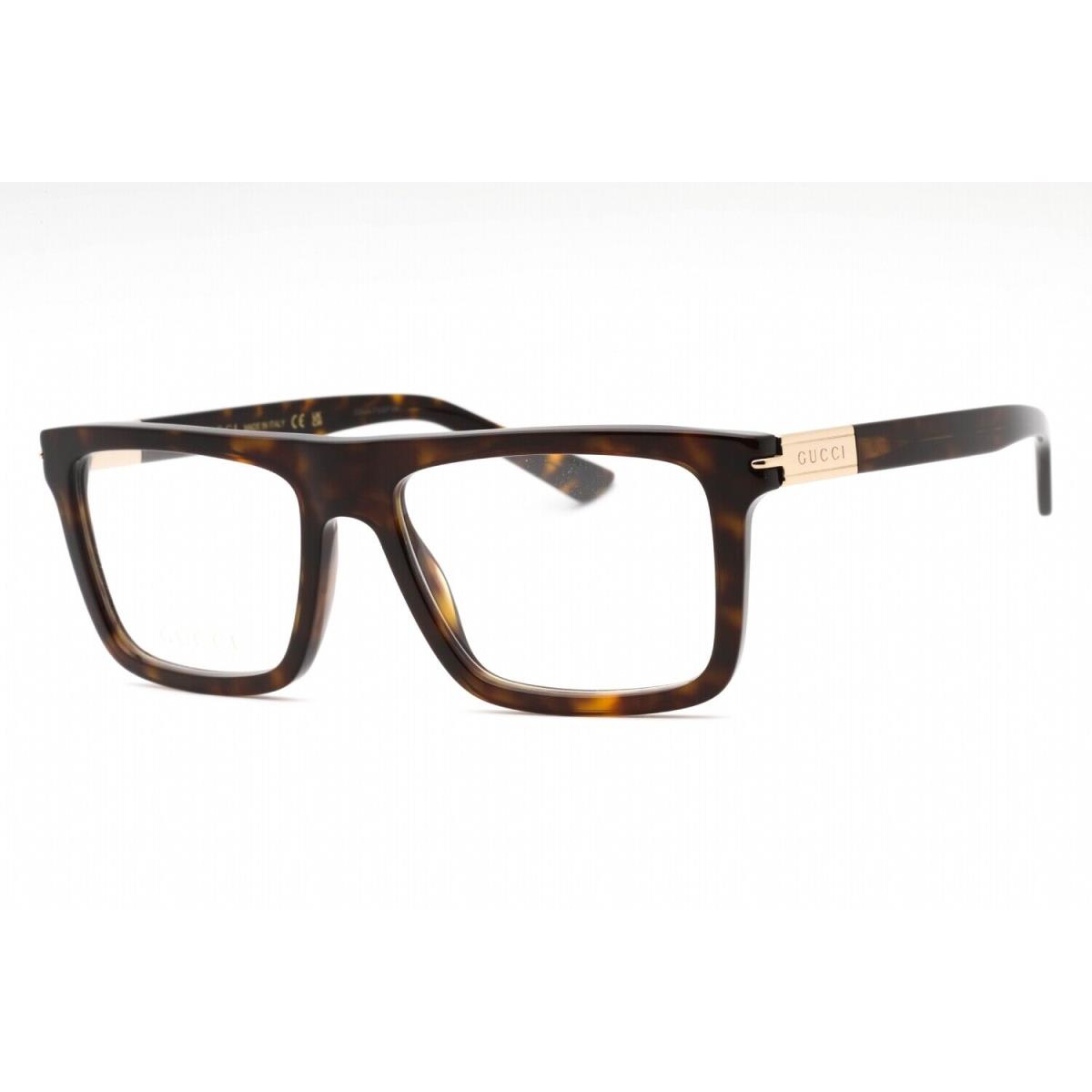 Gucci GG1504O-006-56 Eyeglasses Size 56mm 18mm 145mm Havana Men