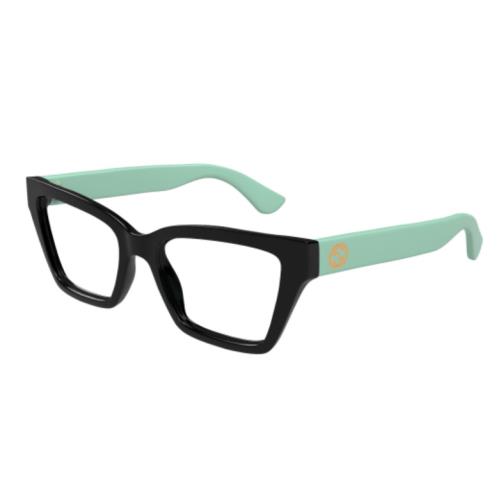 Gucci GG1715O 004 Black/green Rectangle Women`s Eyeglasses