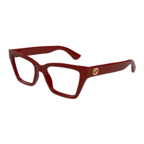 Gucci GG1715O 003 Burgundy Rectangle Women`s Eyeglasses