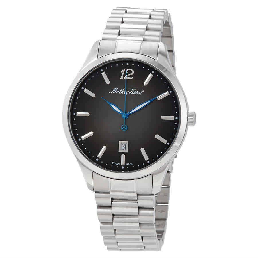 Mathey-tissot Urban Quartz Black Dial Men`s Watch H411MAN